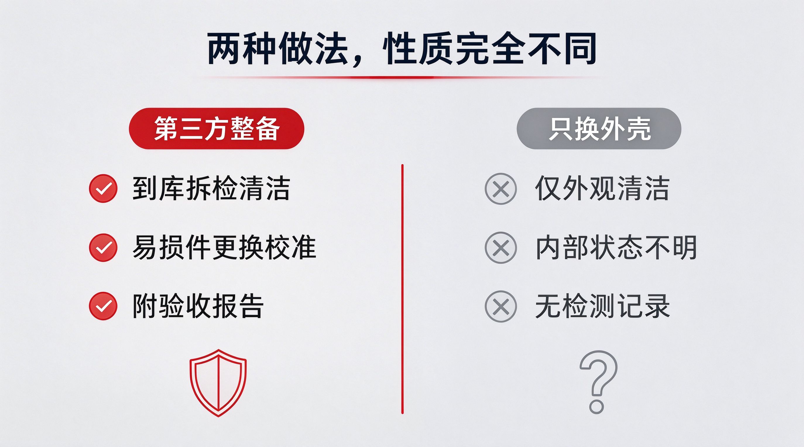 泰智技术翻新与其他的翻新对比